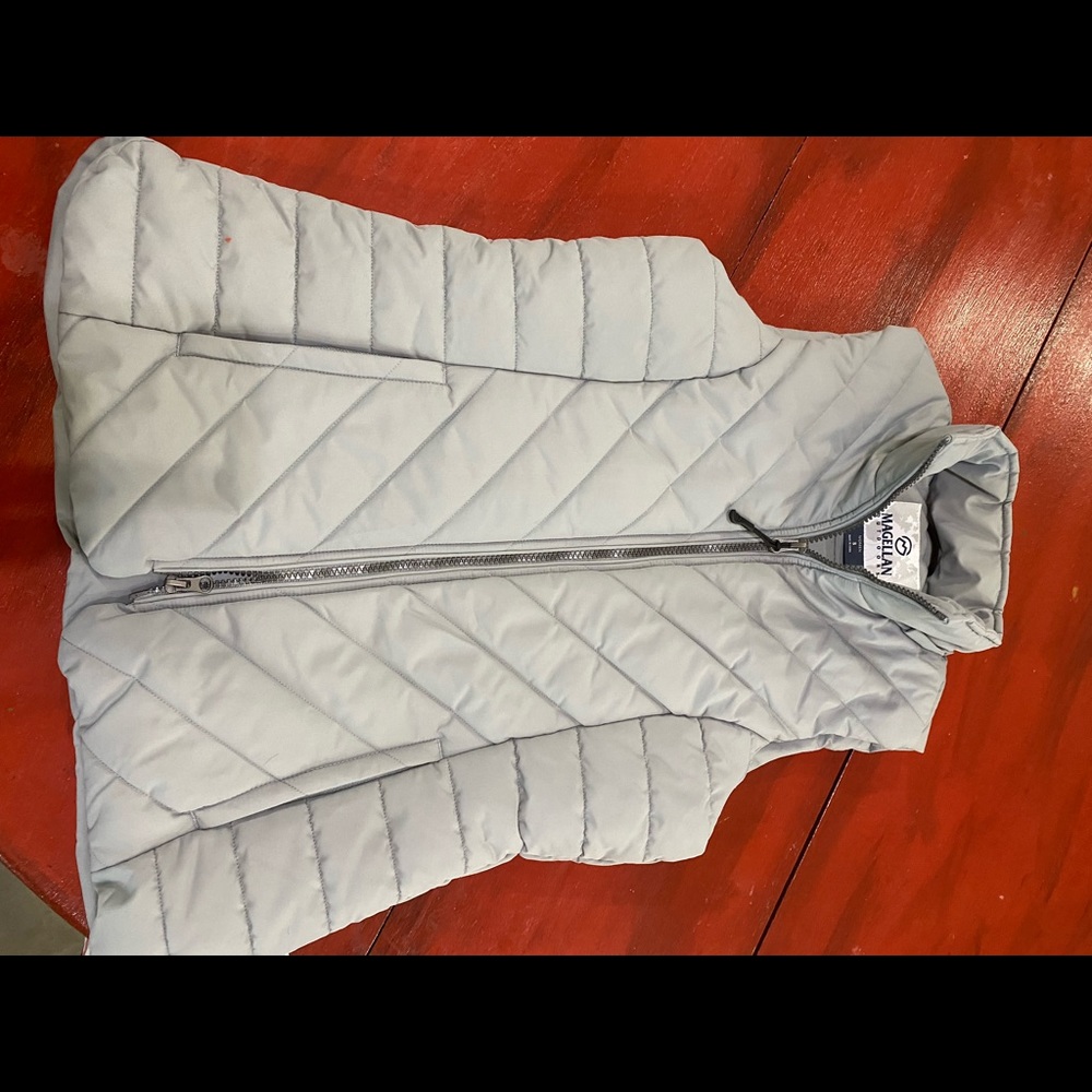 Ladies Magellan gray vest